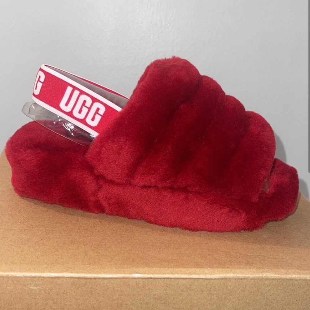 Red Ugg slippers